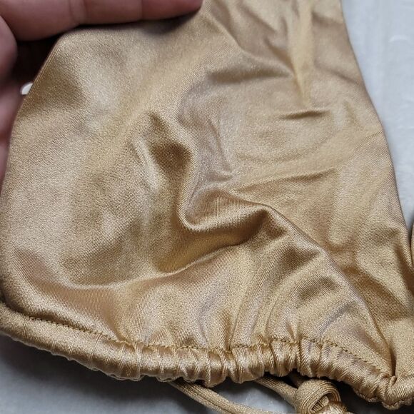 ❤SALE❤Lovers + Friends Gold Swim Top - Picture 5 of 6